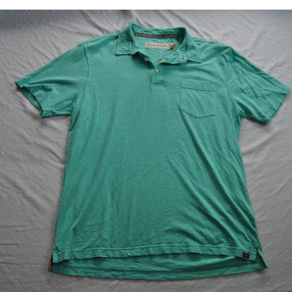Normal Brand Stitch Fix Teal 3-Button Polo X-Large